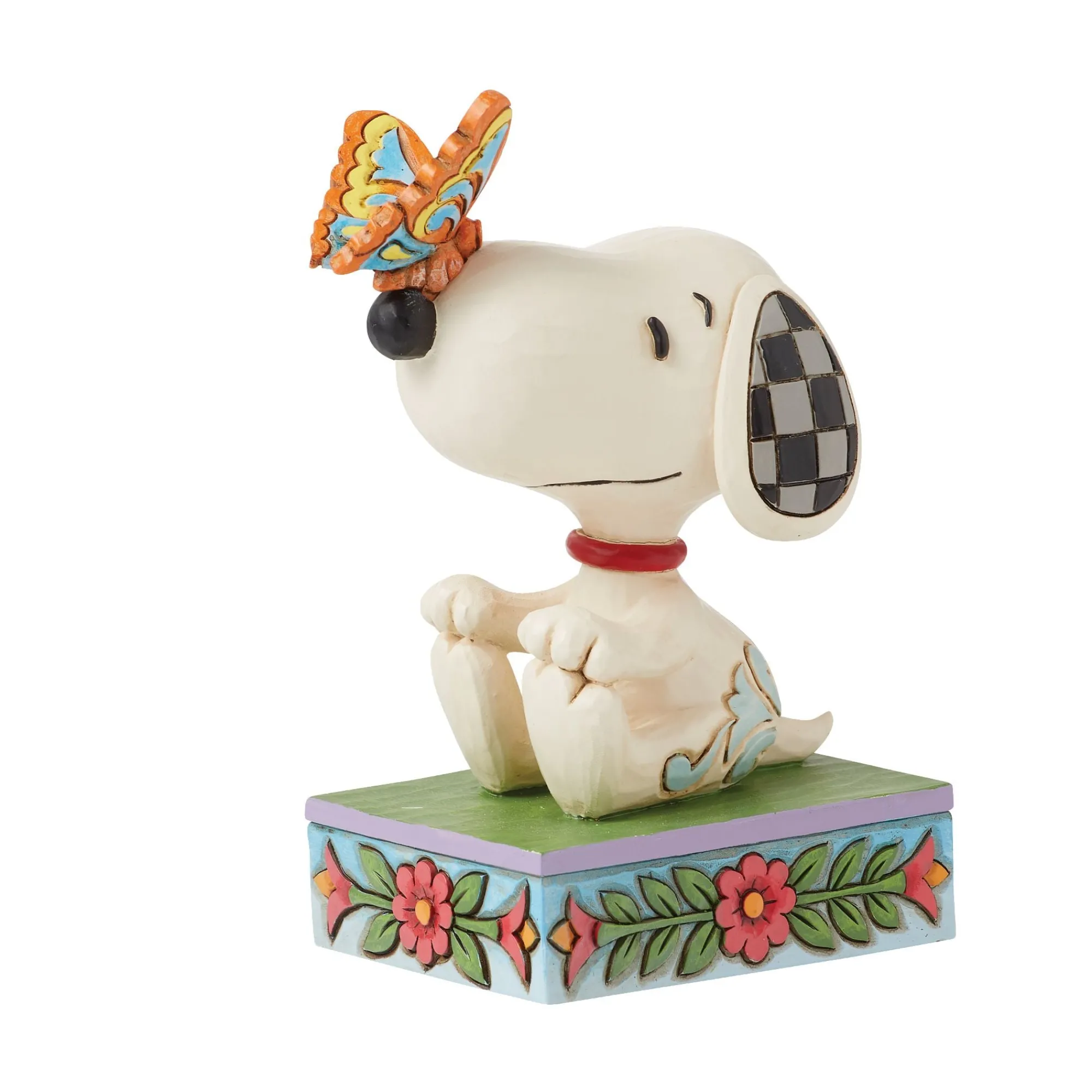 Enesco Gift Figurines | Snoopy Butterfly on Nose