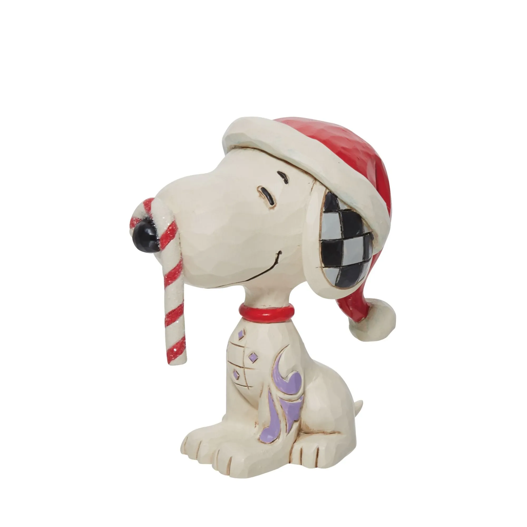 Enesco Gift Figurines | Snoopy Glitter Candy Cane Mini