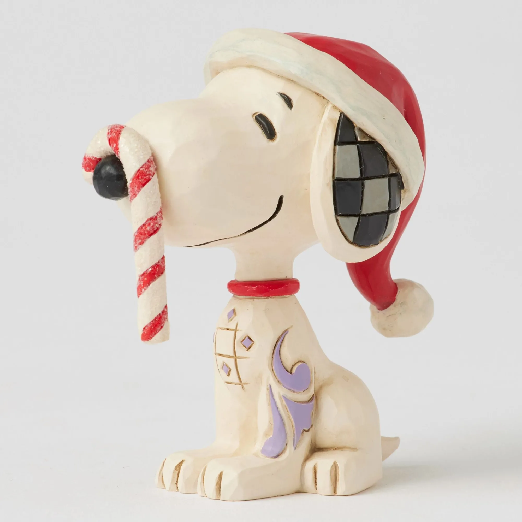 Enesco Gift Figurines | Snoopy Glitter Candy Cane Mini