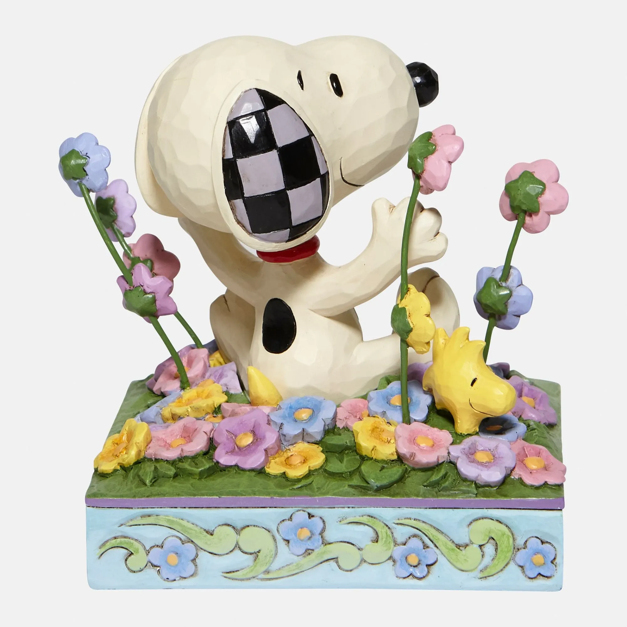 Enesco Gift Figurines | Snoopy in flowers