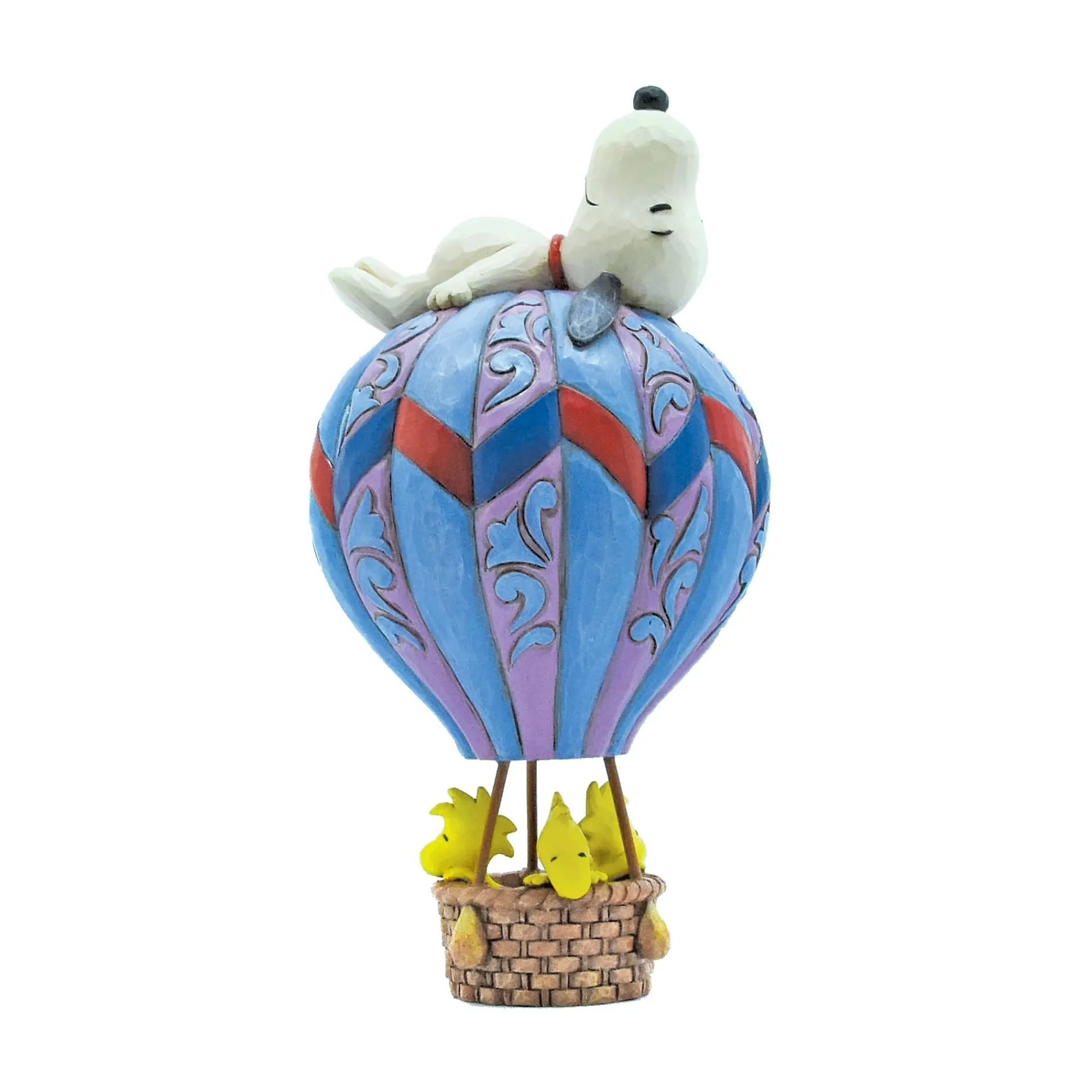 Enesco Gift Figurines | Snoopy laying on Hot Air Ballo