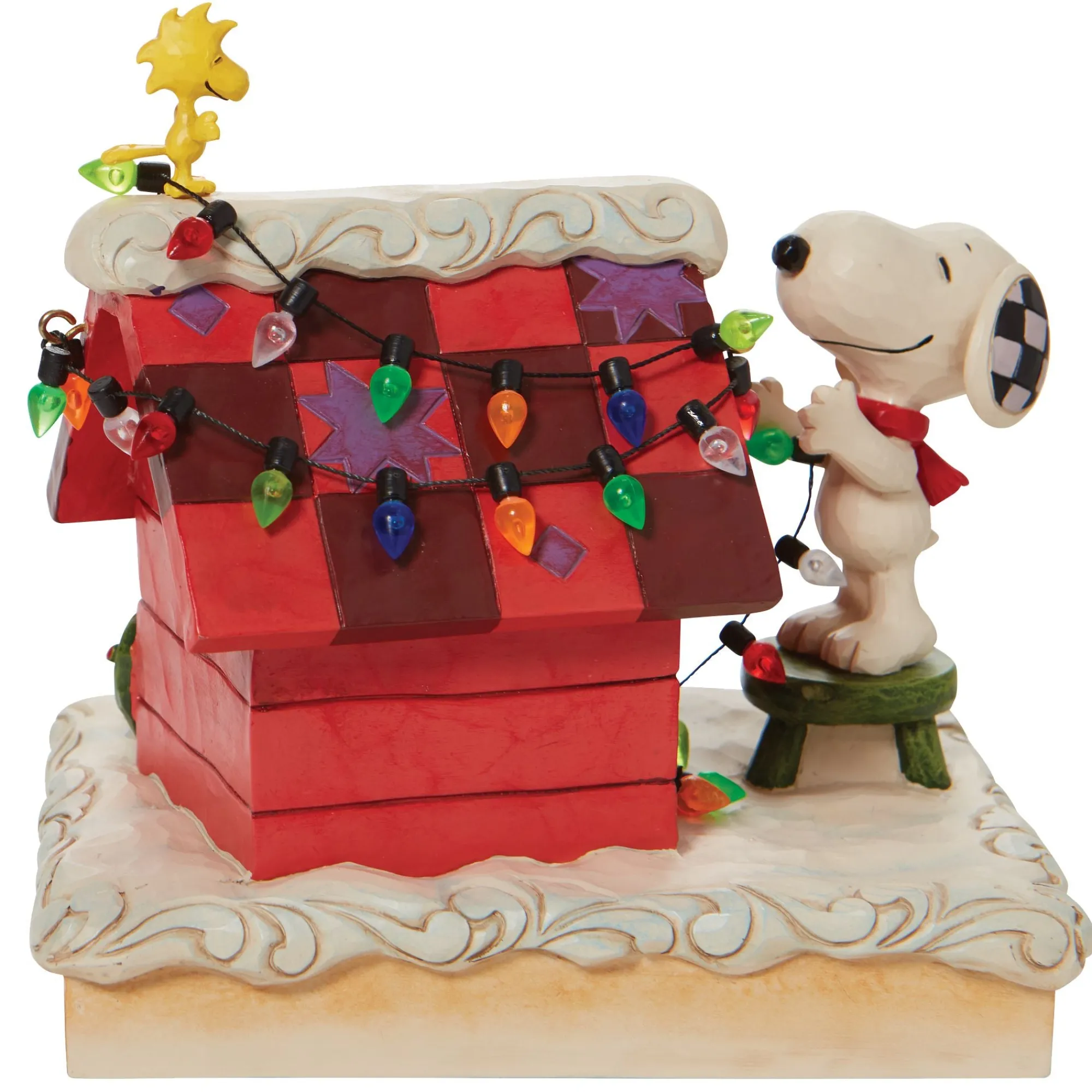 Enesco Gift Figurines | Snoopy with WS Decorating Dog