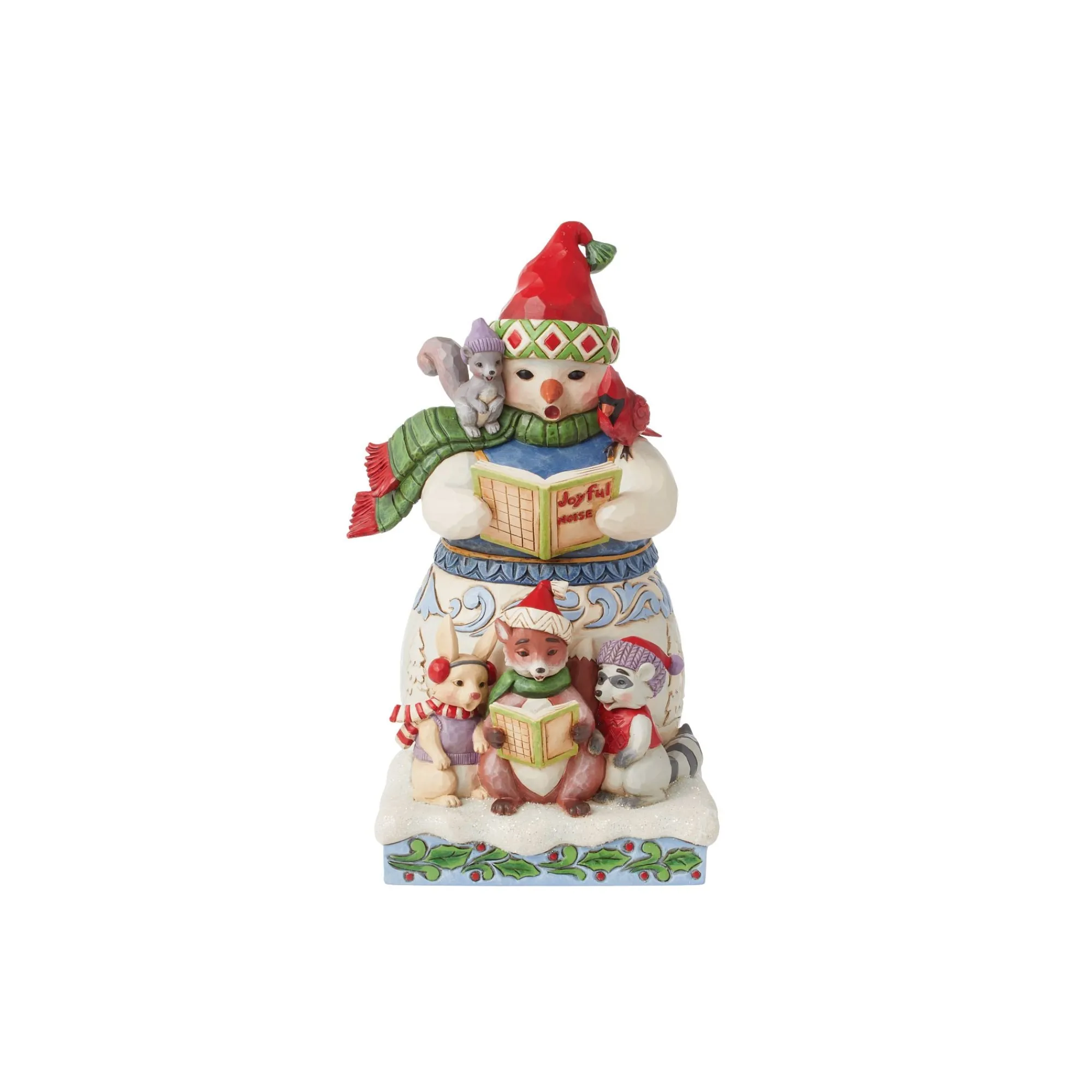 Enesco Gift Figurines | Snowman | Snowman & Animals Caroling