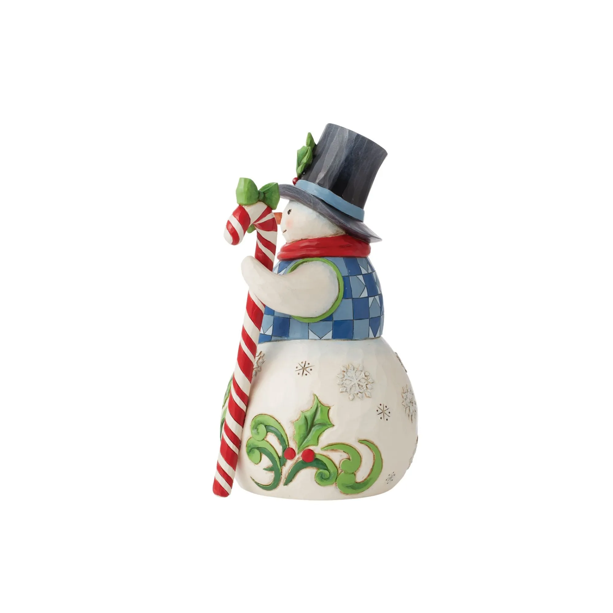 Enesco Gift Figurines | Snowman | Snowman with Candy Cane