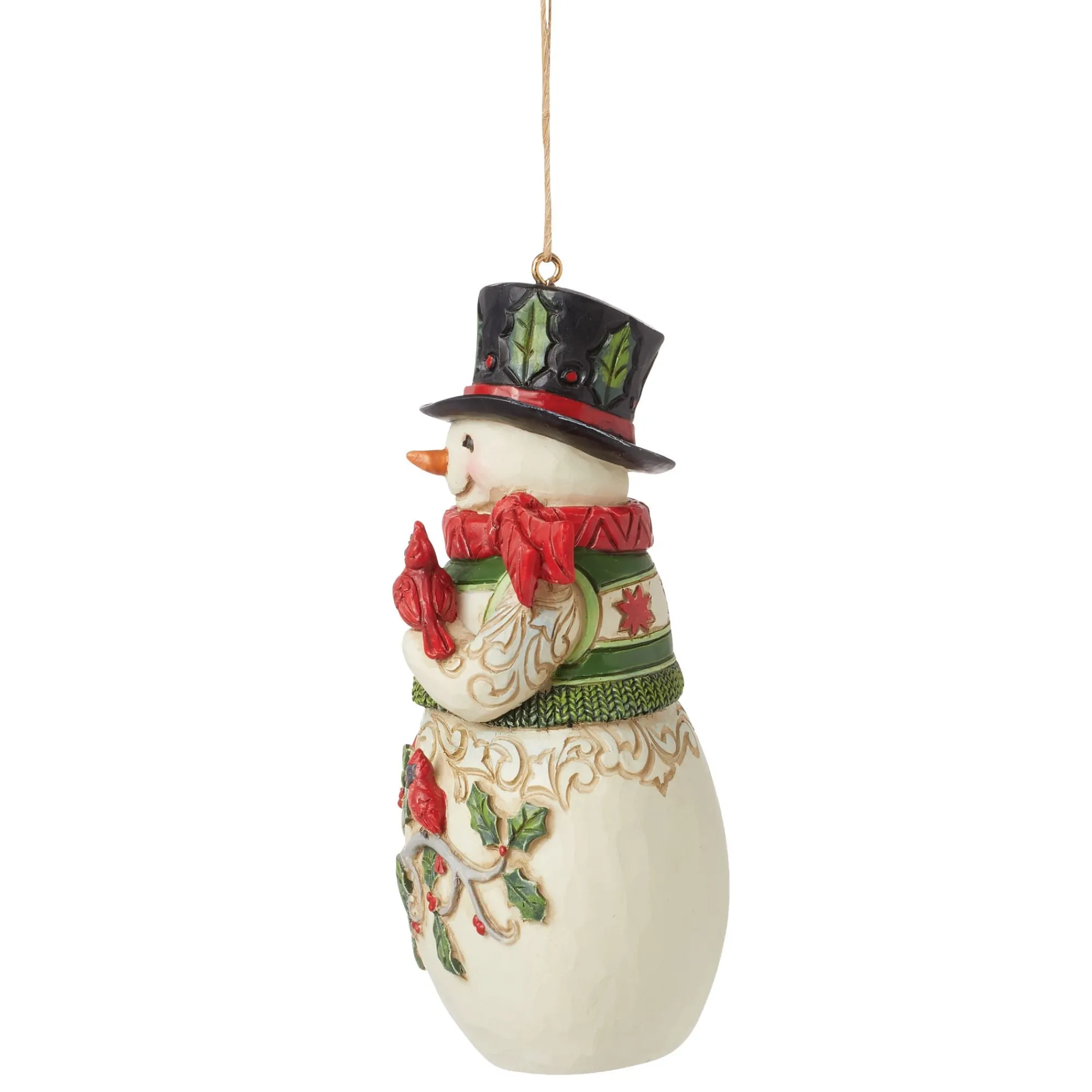 Enesco Gift Ornaments | Snowman | Snowman with Cardinal Orn