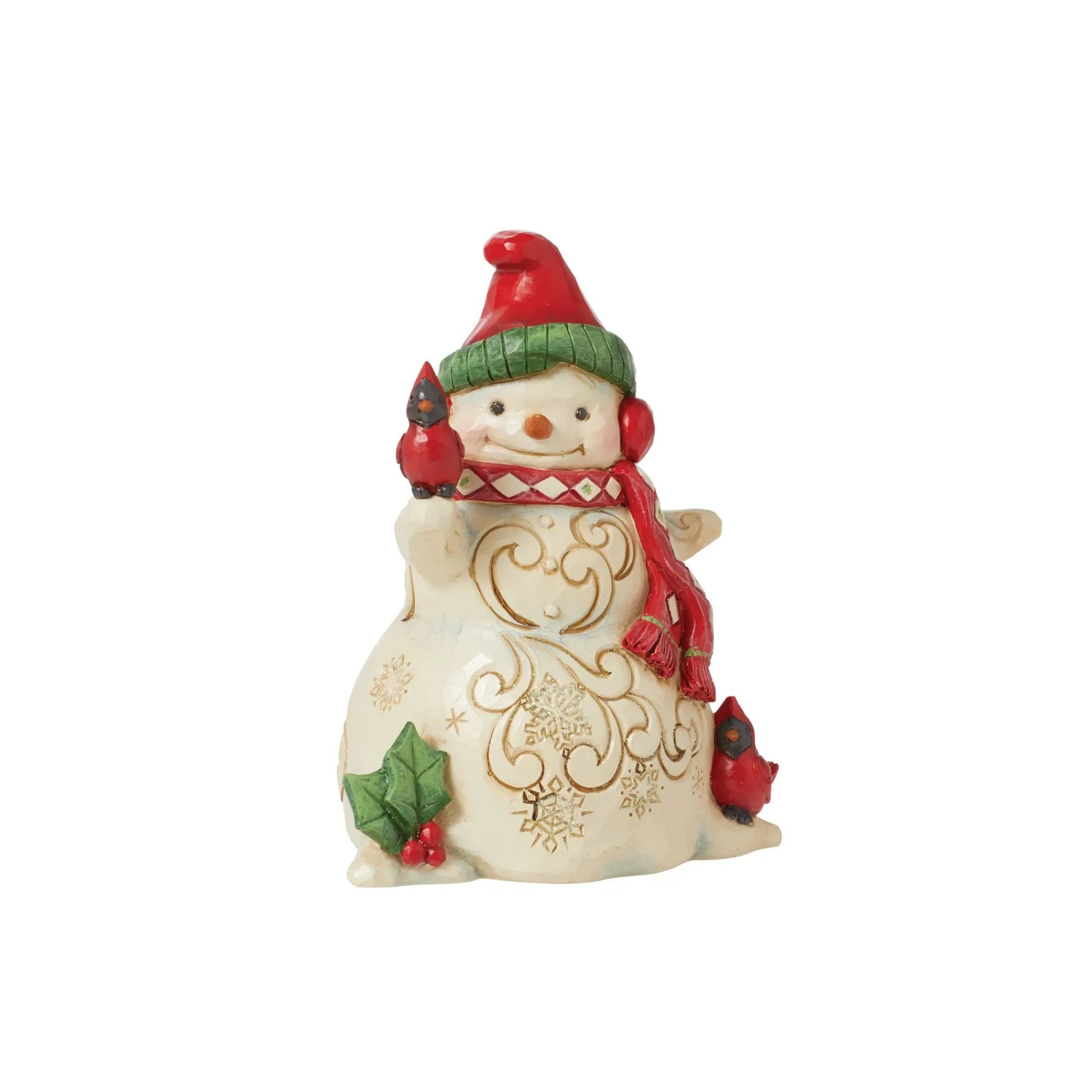 Enesco Gift Figurines | Snowman | Snowman with Earmuffs Figurine