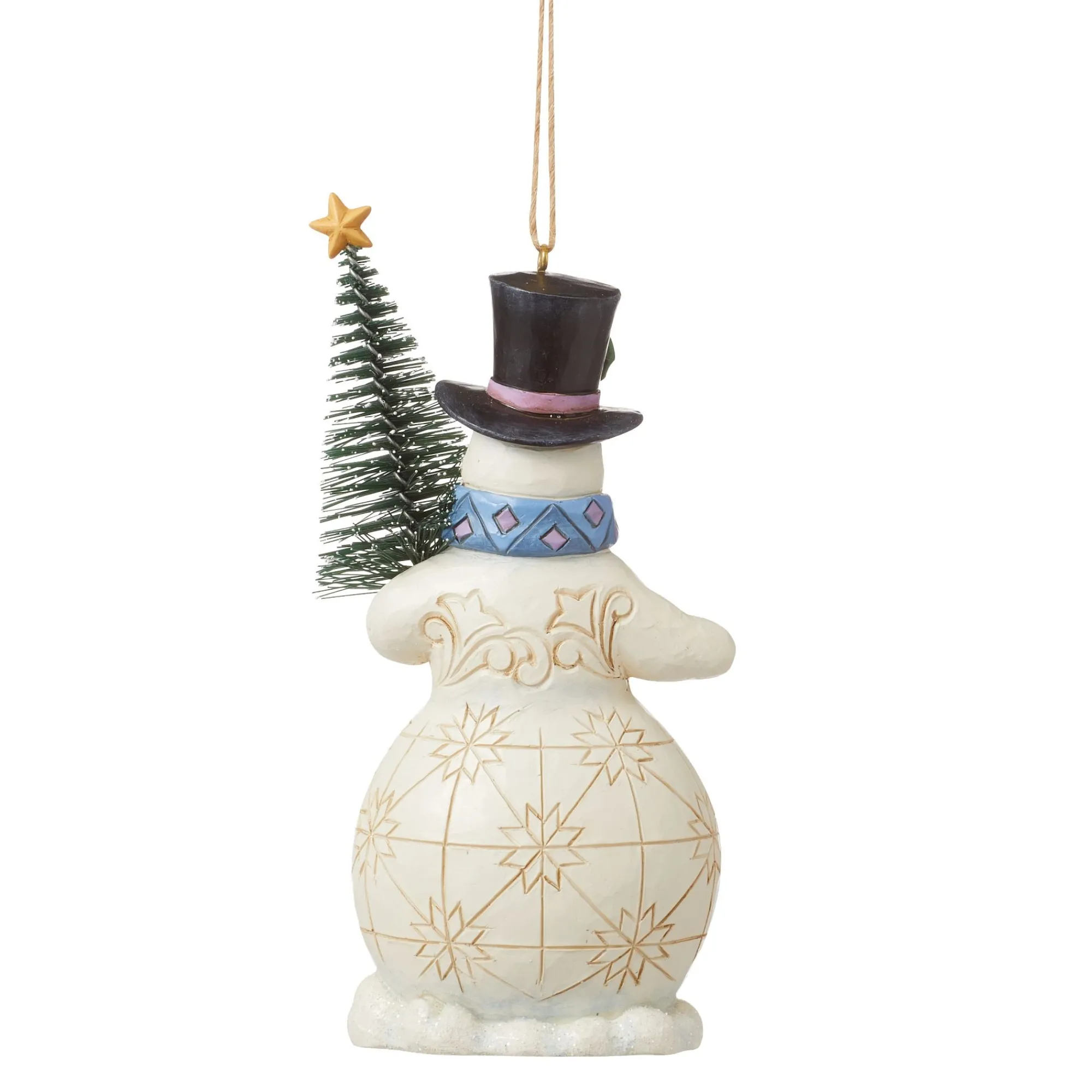 Enesco Gift Ornaments | Snowman | Snowman with Sisal Tree Orn