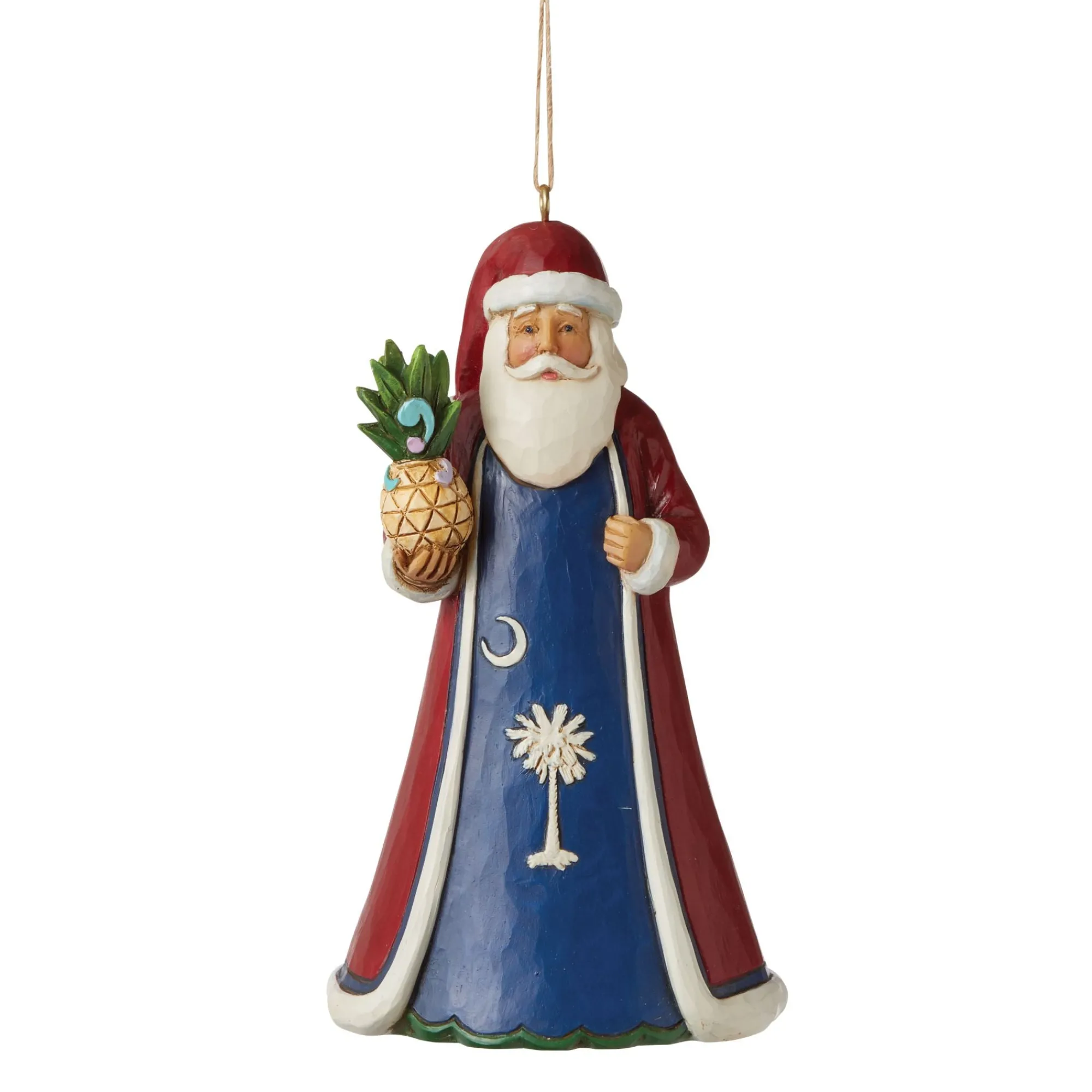 Enesco Gift Ornaments | Santas | South Carolina Santa Ornament