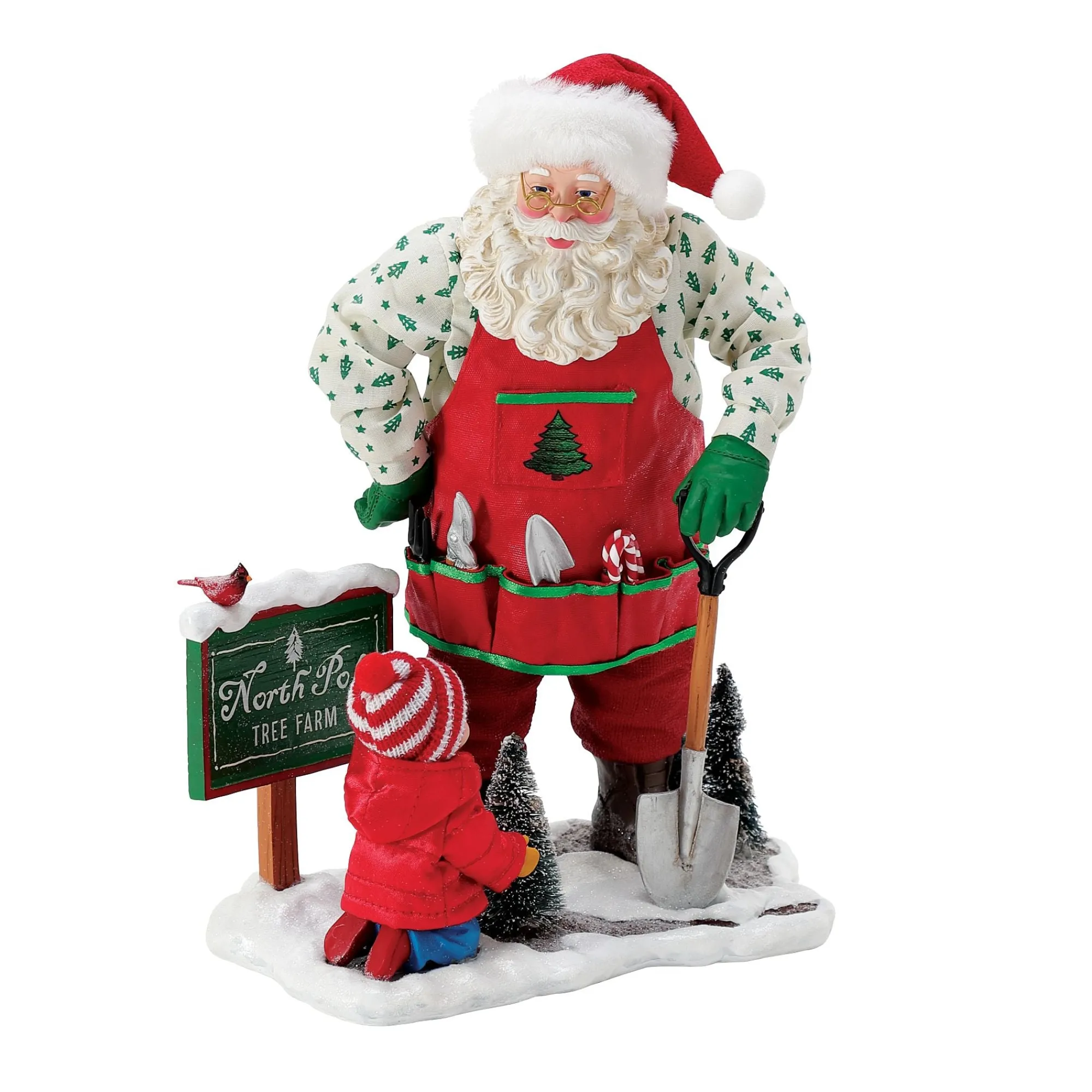 Department 56 Figurines | Santas | Sprucing Up