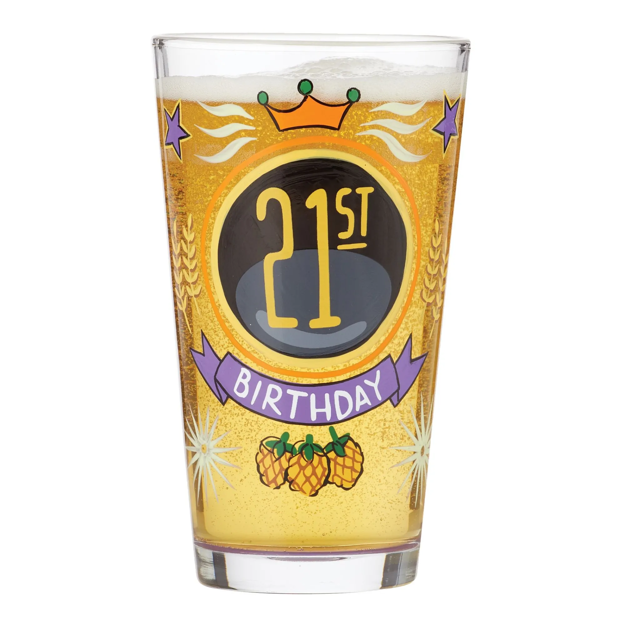 Enesco Gift Drinkware | 21st Birthday Pint Glass