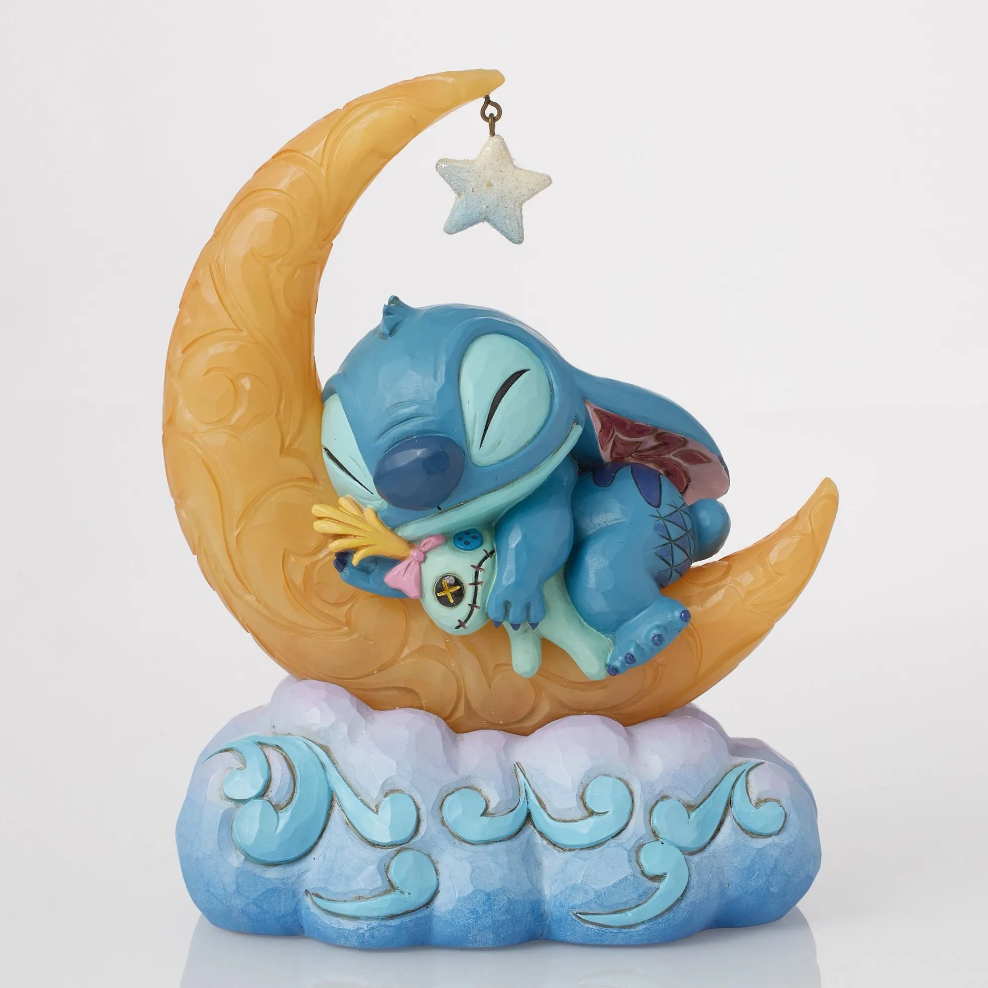 Enesco Gift Figurines | Stitch & Scrump on LED Moon