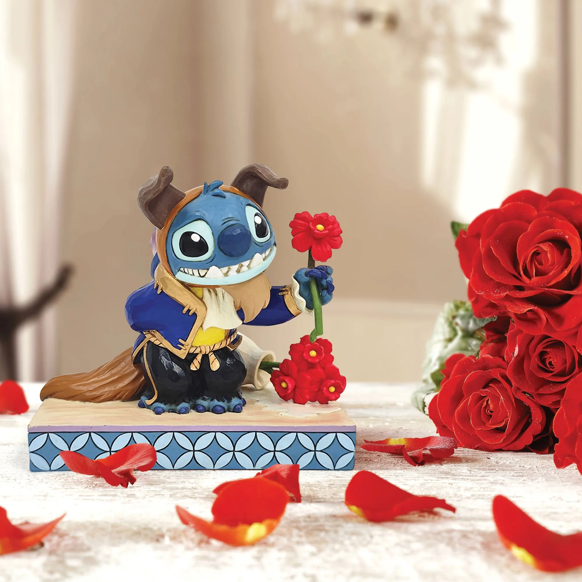 Enesco Gift Figurines | Stitch Dressed As Beast