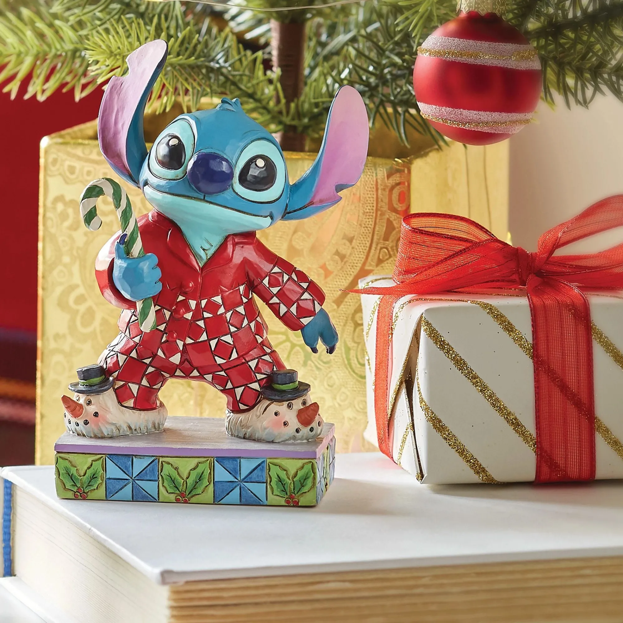 Enesco Gift Figurines | Stitch in Christmas Pajamas