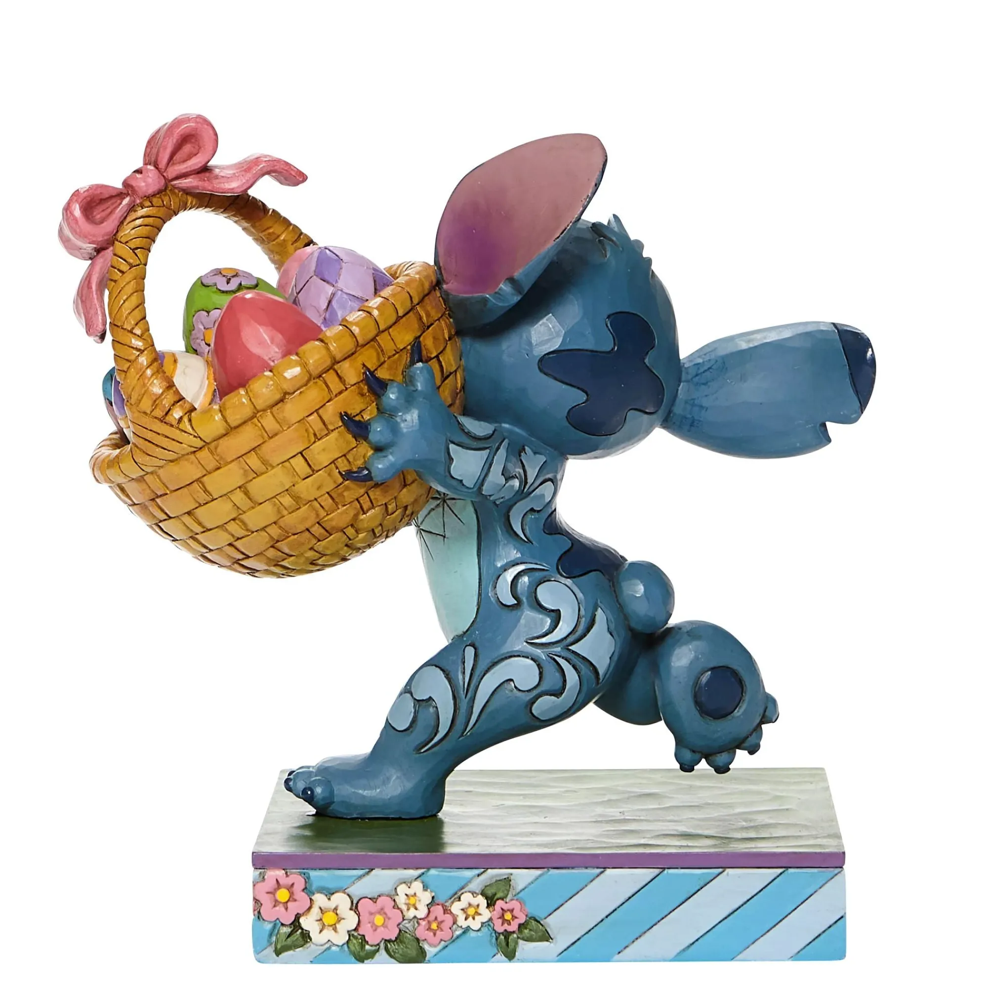 Enesco Gift Figurines | Stitch Running w/Easter Basket