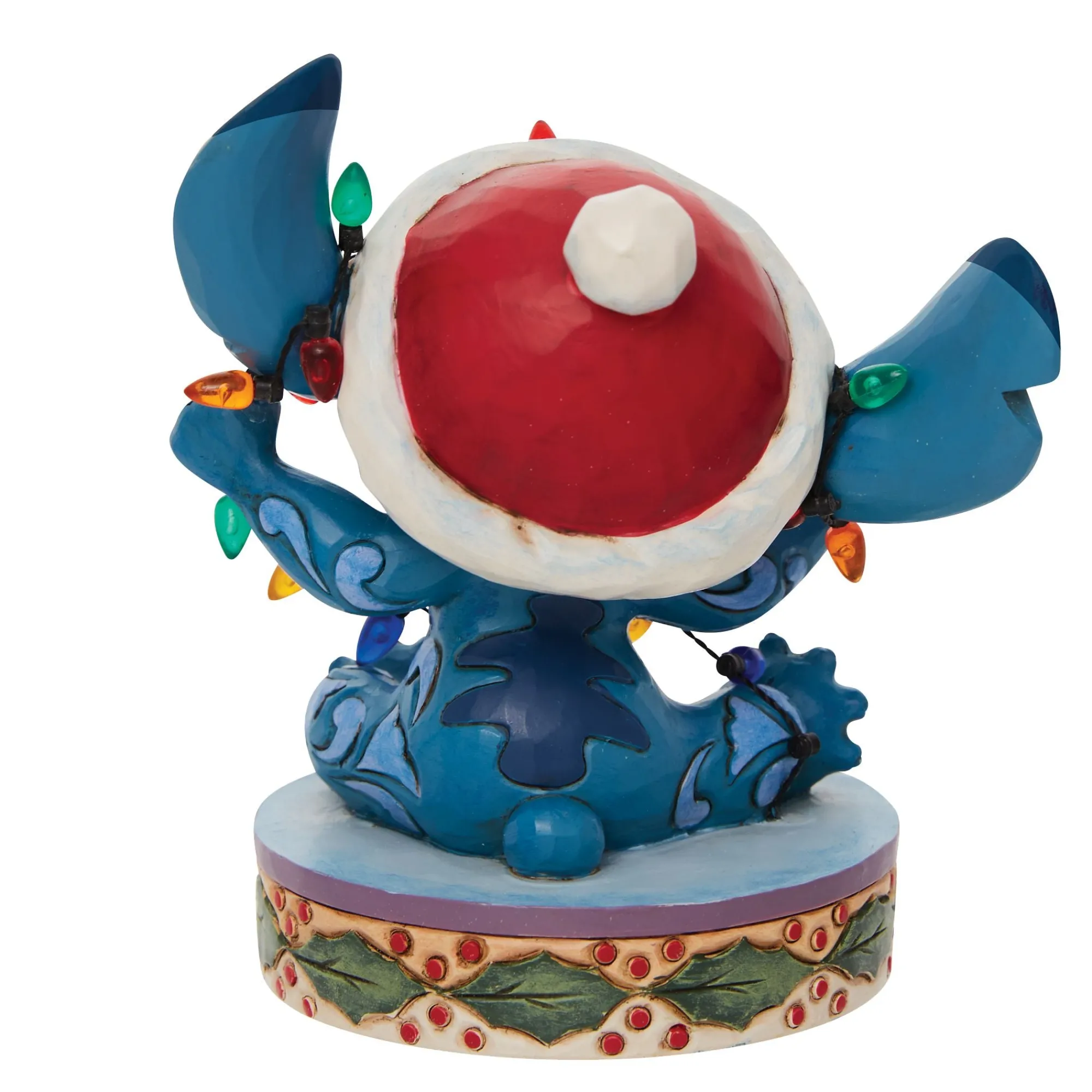 Enesco Gift Figurines | Stitch Wrapped in Christmas Li