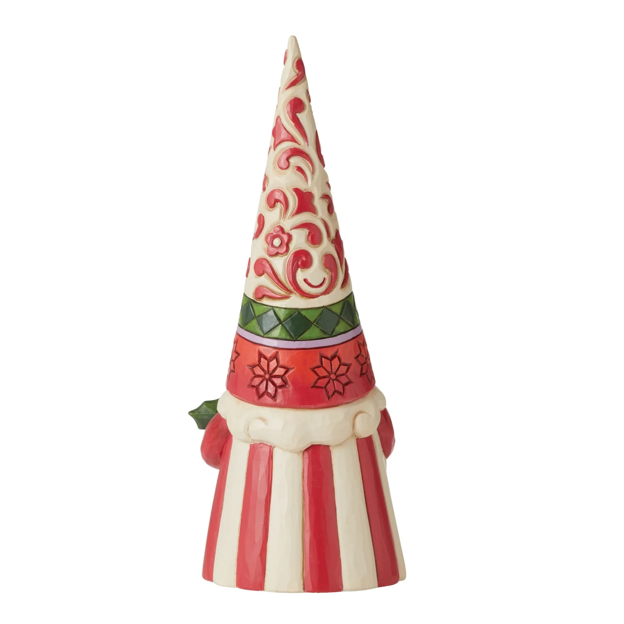 Enesco Gift Figurines | Tall Gnome with Holly