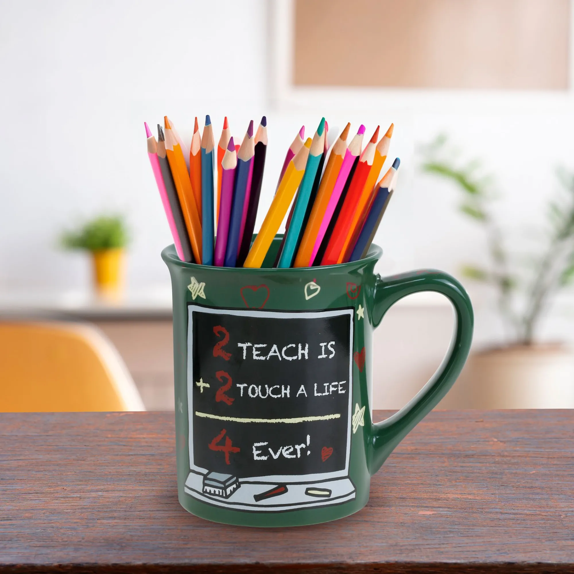 Enesco Gift Drinkware | Mugs | 2 Teach 4 Ever Teacher Mug