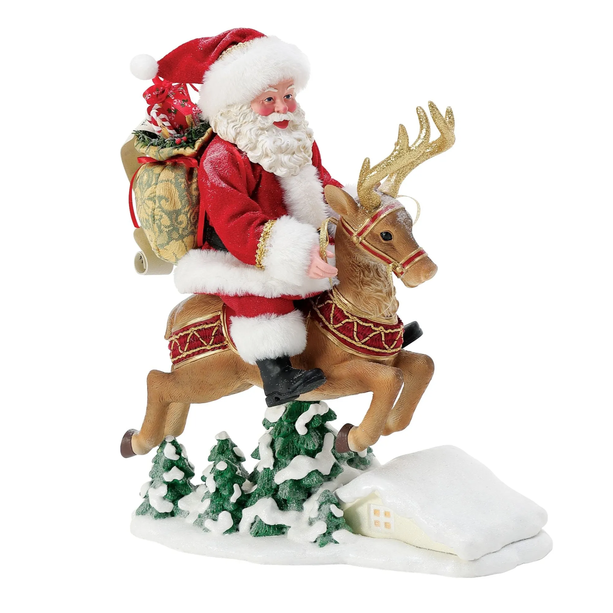 Department 56 Figurines | Santas | Ten Santas Leaping