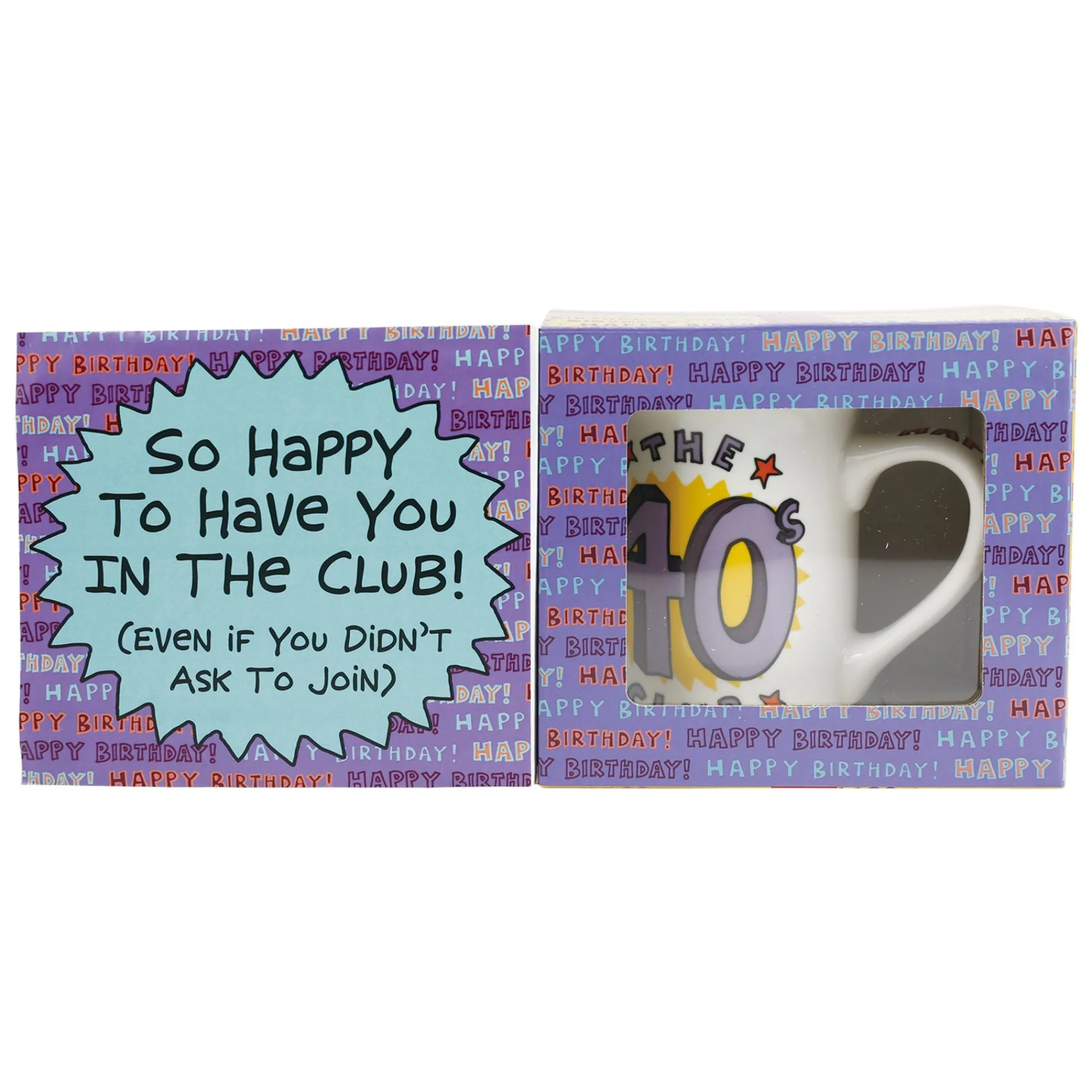 Enesco Gift Mugs | Drinkware | 40th Birthday Club Mug Gift