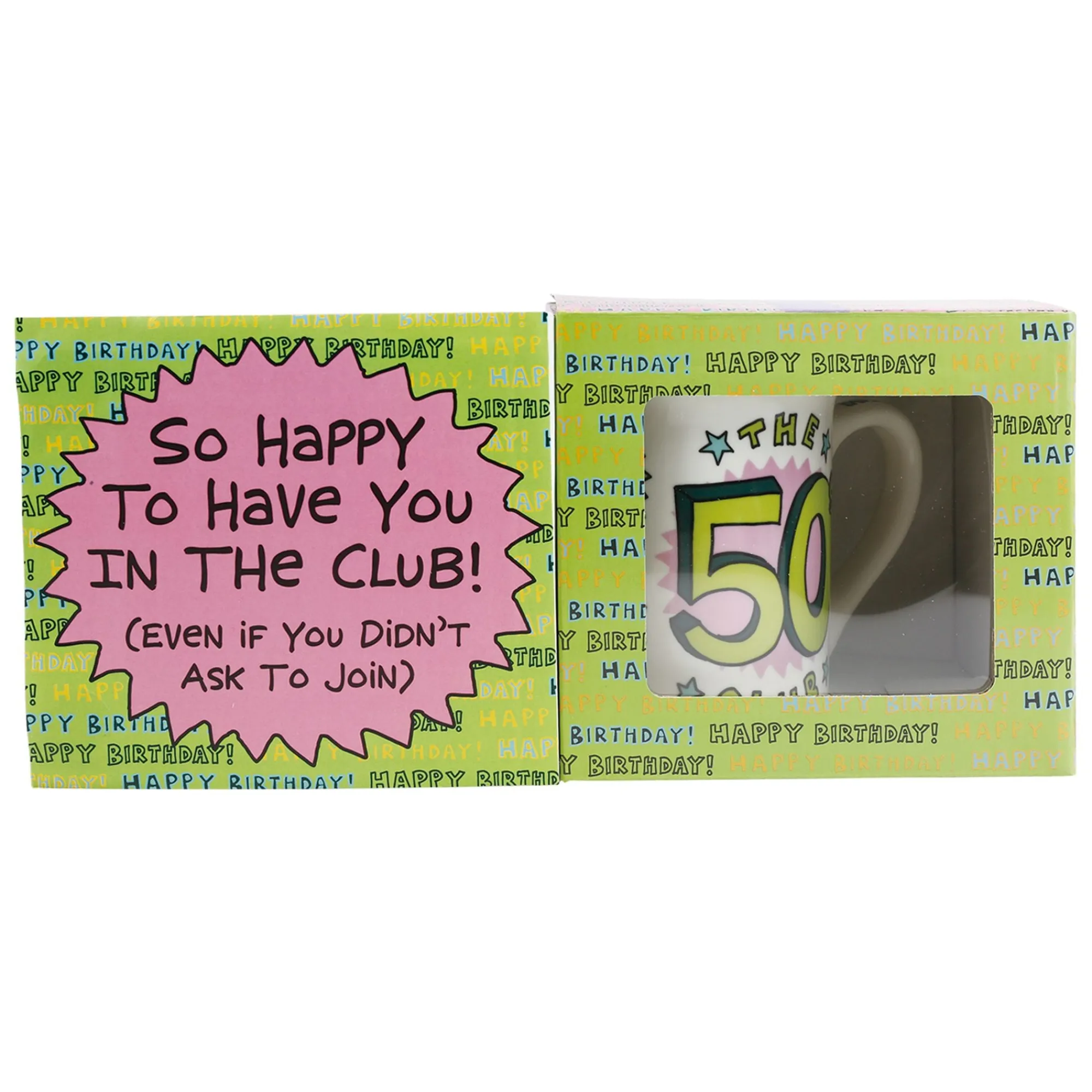 Enesco Gift Mugs | Drinkware | 50th Birthday Club Mug Gift