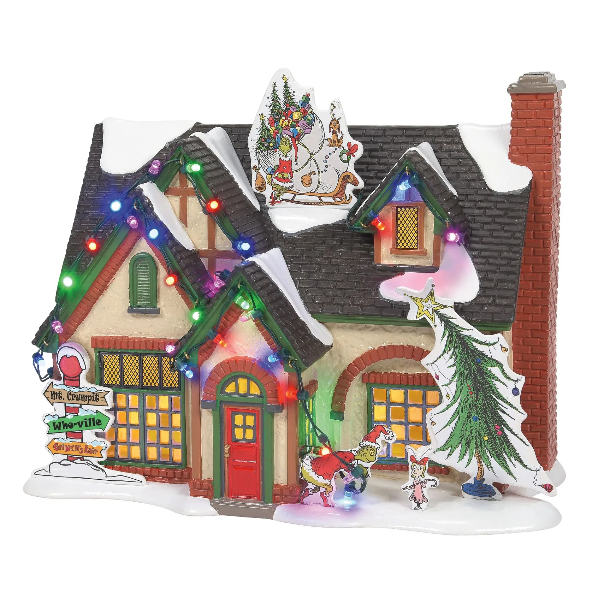 Department 56 Village Lighted Buildings | The Grinch House