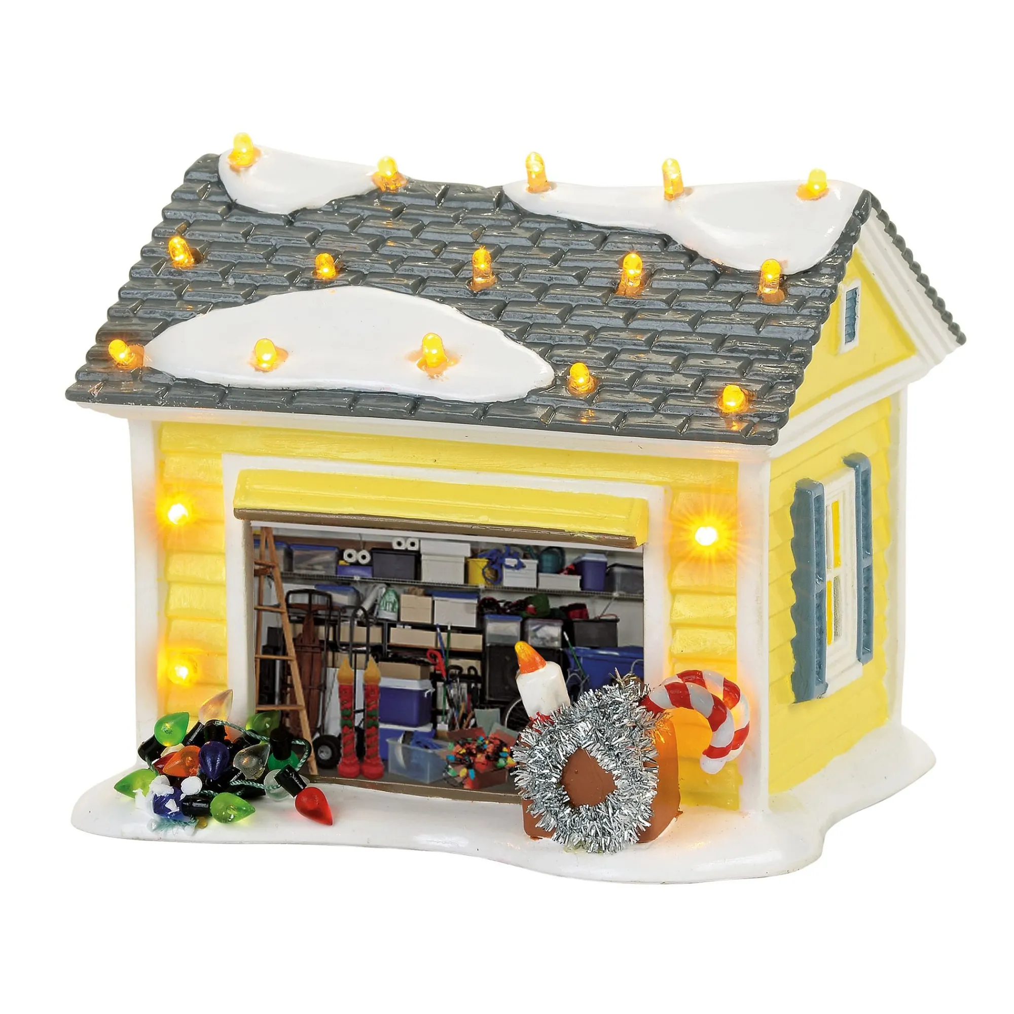 Department 56 Village Lighted Buildings | The Griswold Holiday Garage