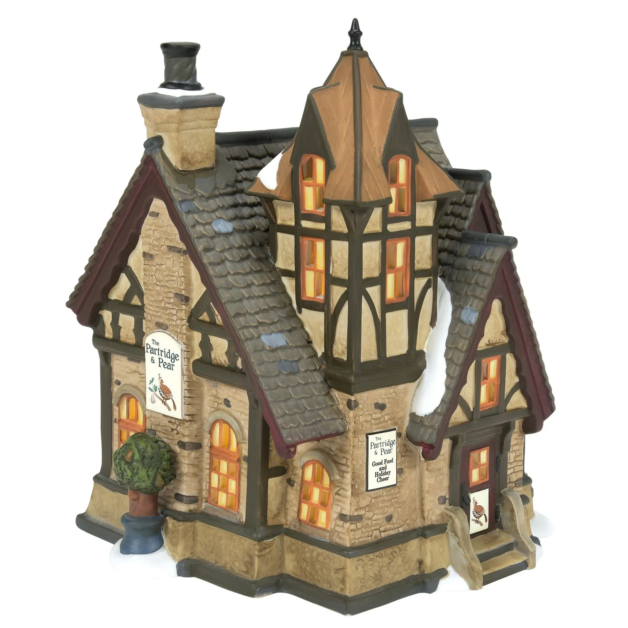 Department 56 Village Lighted Buildings | The Partridge & Pear