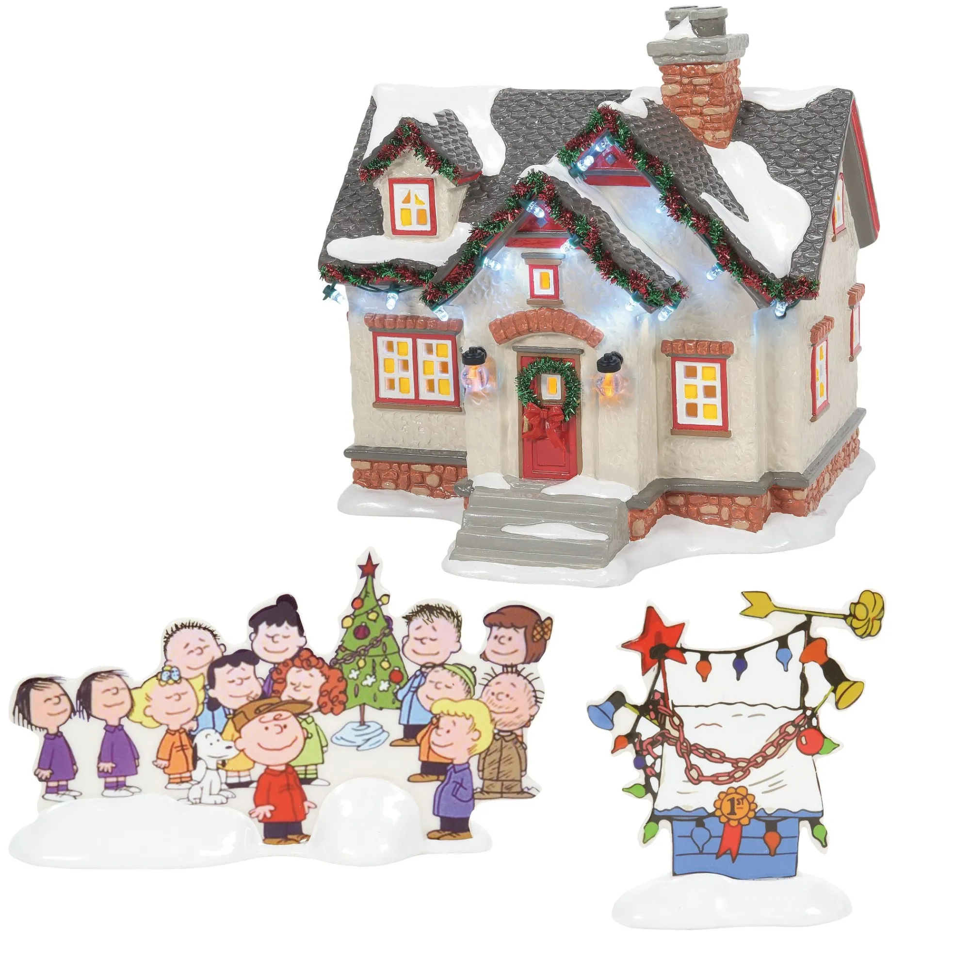 Department 56 Village Lighted Buildings | The Peanuts House