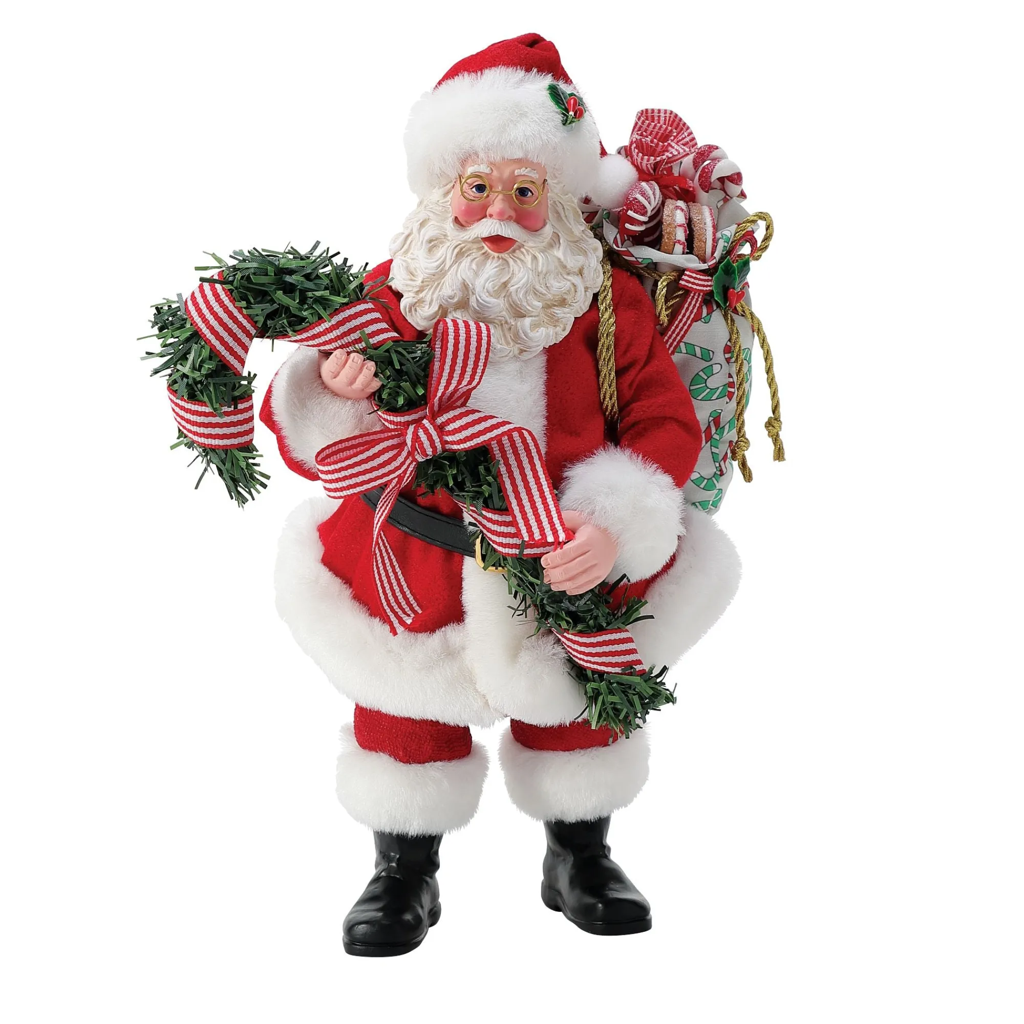 Department 56 Figurines | Santas | Tied Up with a Bow