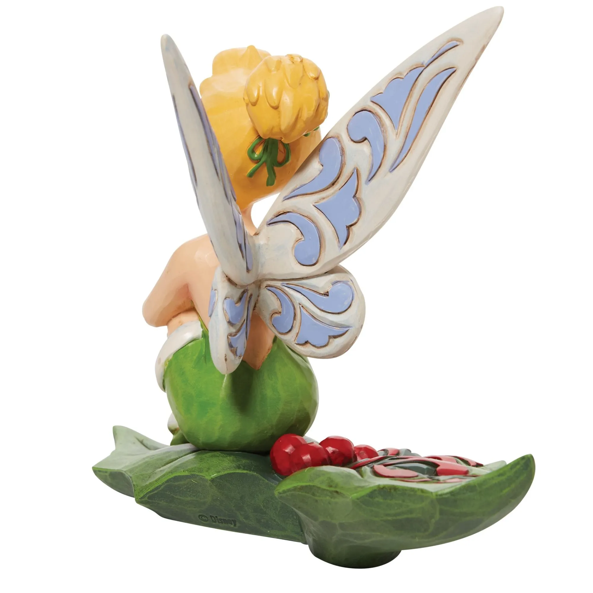 Enesco Gift Figurines | Tinker Bell Sitting on Holly