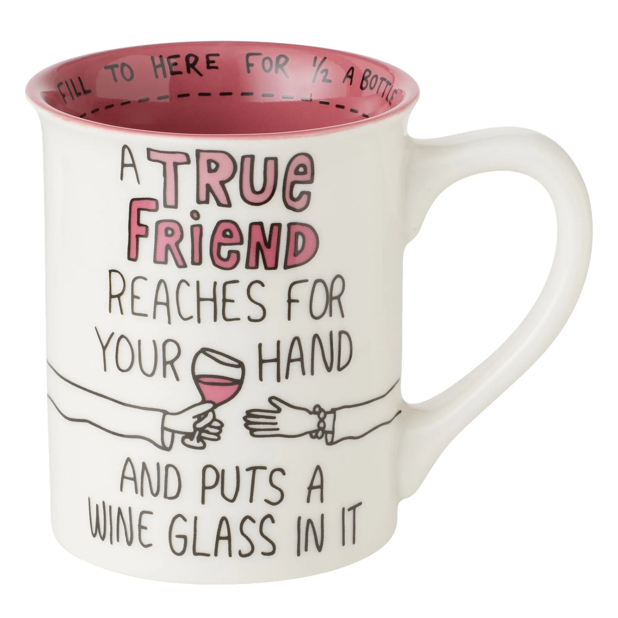 Enesco Gift Mugs | Drinkware | True Friend WineMug