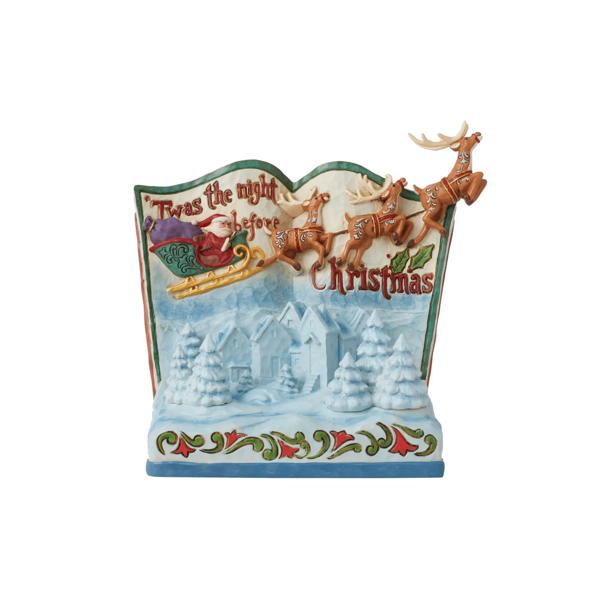 Enesco Gift Figurines | Santas | Twas The Night Storybook