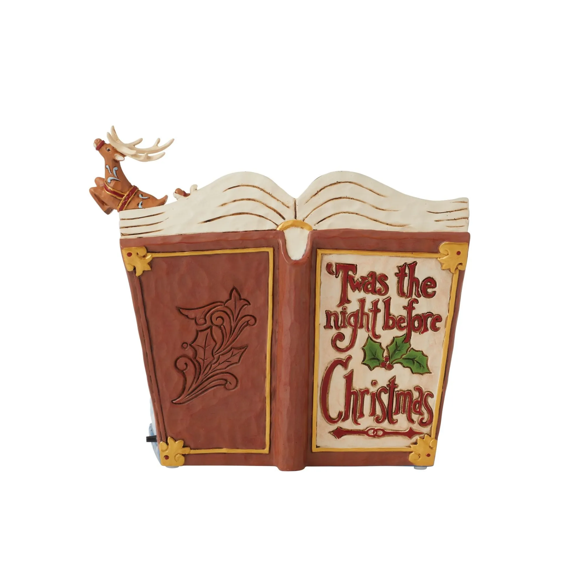 Enesco Gift Figurines | Santas | Twas The Night Storybook