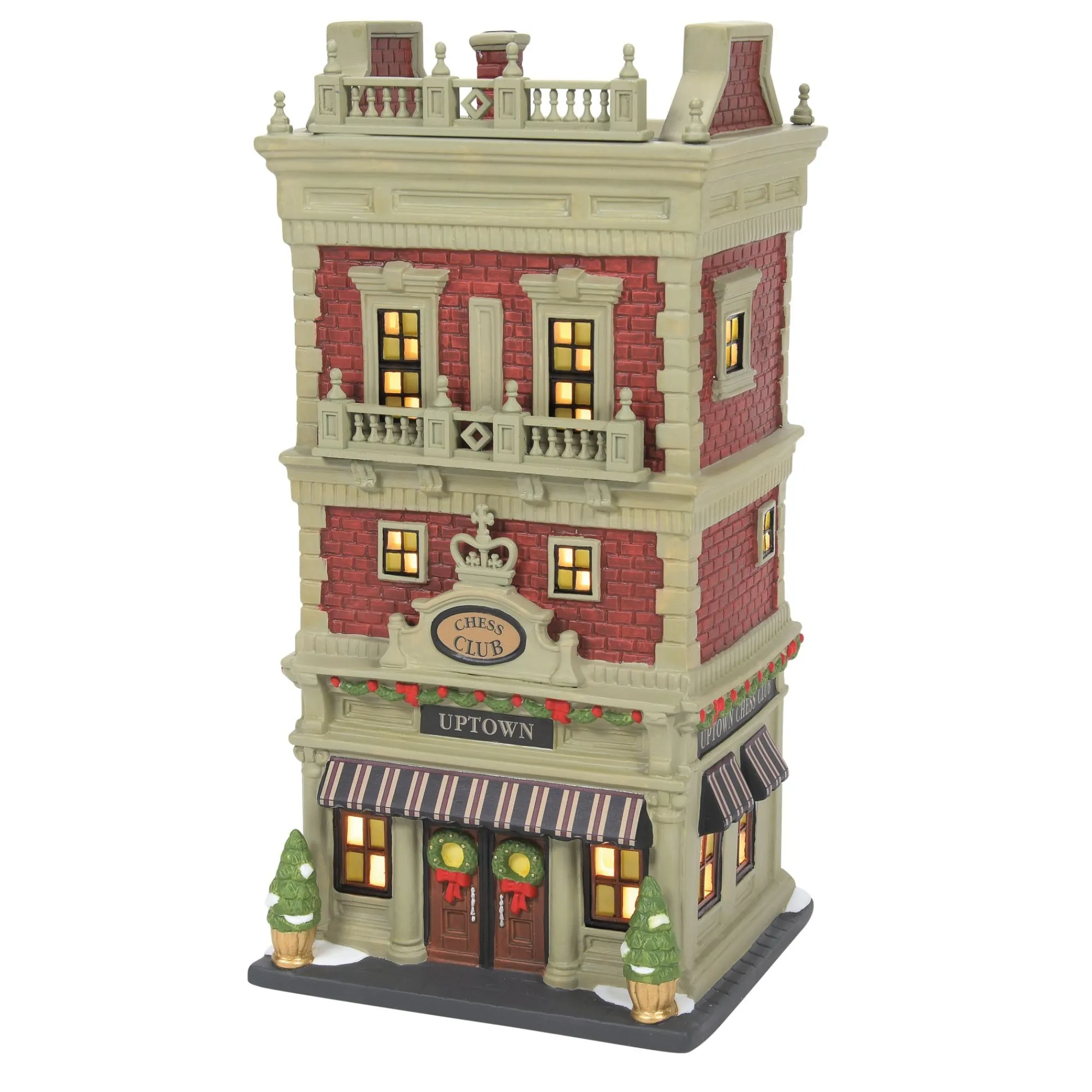 Department 56 Village Lighted Buildings | Uptown Chess Club