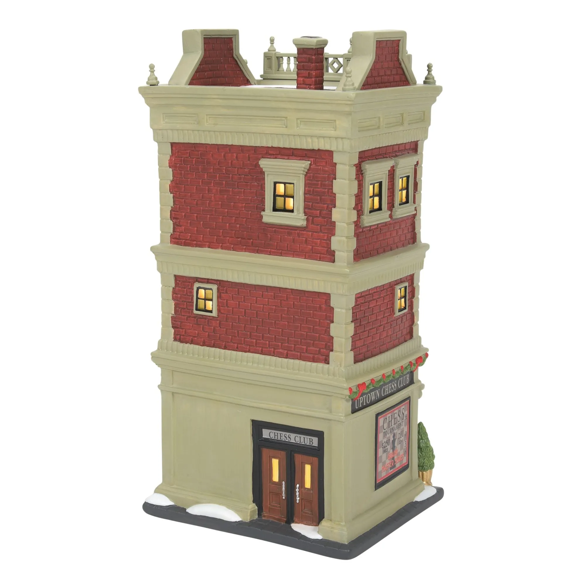 Department 56 Village Lighted Buildings | Uptown Chess Club