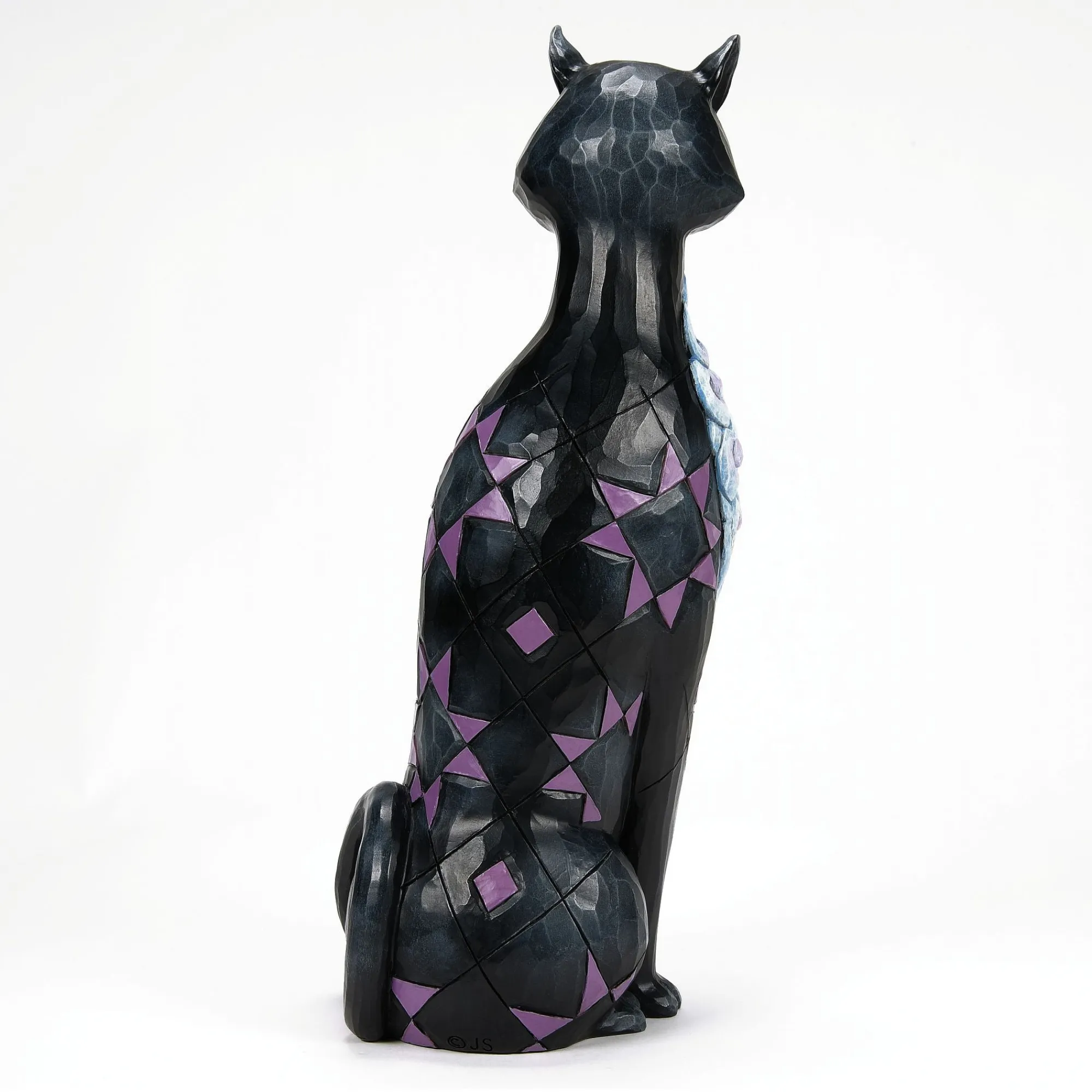 Enesco Gift Figurines | Vintage Cat with LED Glow Eyes