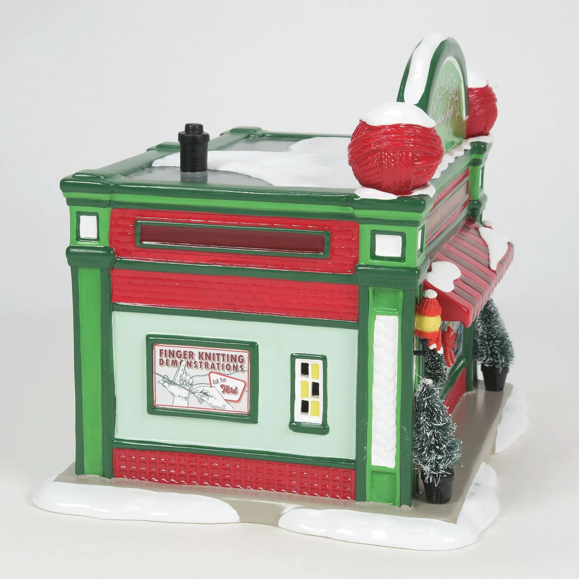 Department 56 Village Lighted Buildings | Warm & Cozy Yarn Shop