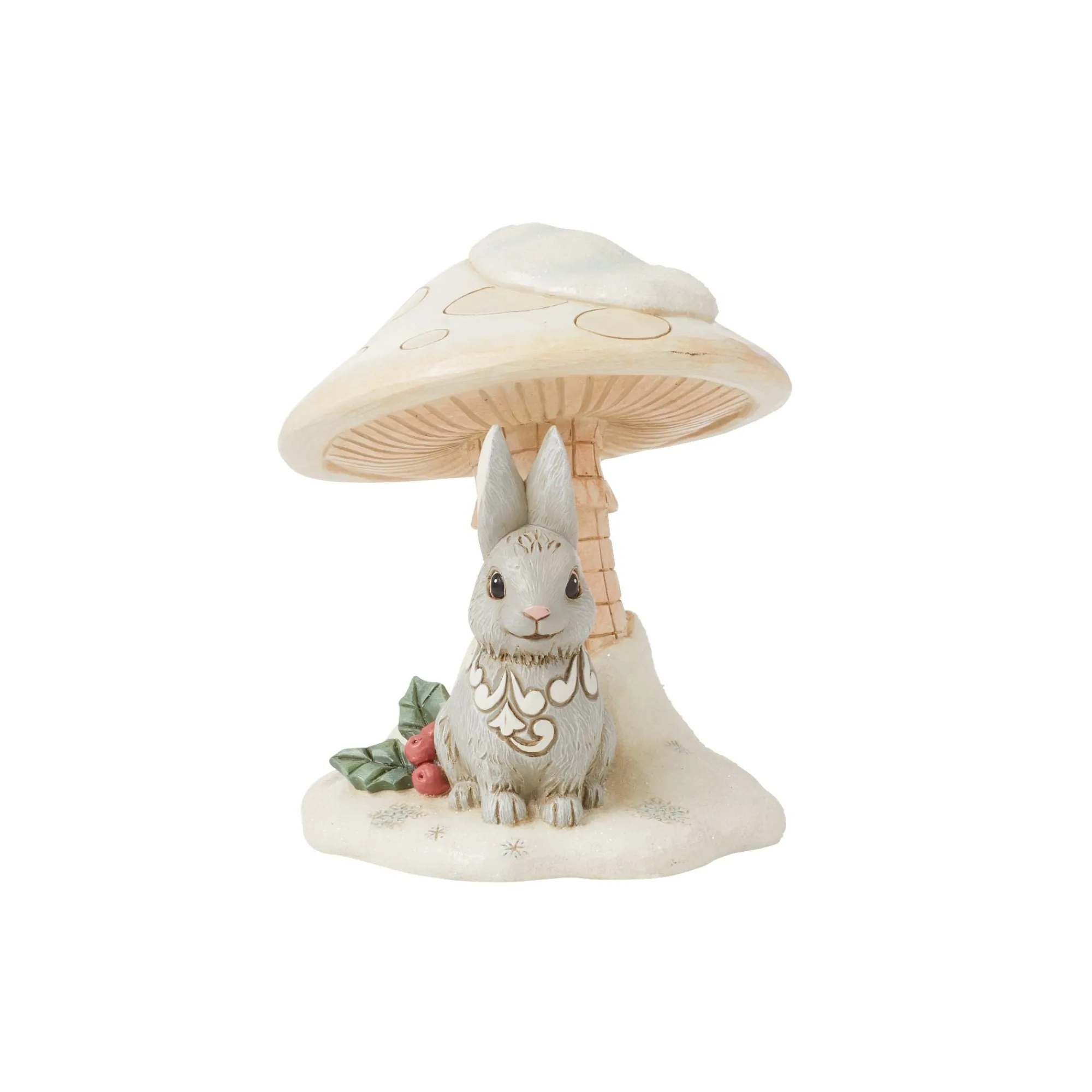 Enesco Gift Figurines | Mushrooms | Wdlnd Bunny Mushroom Fig