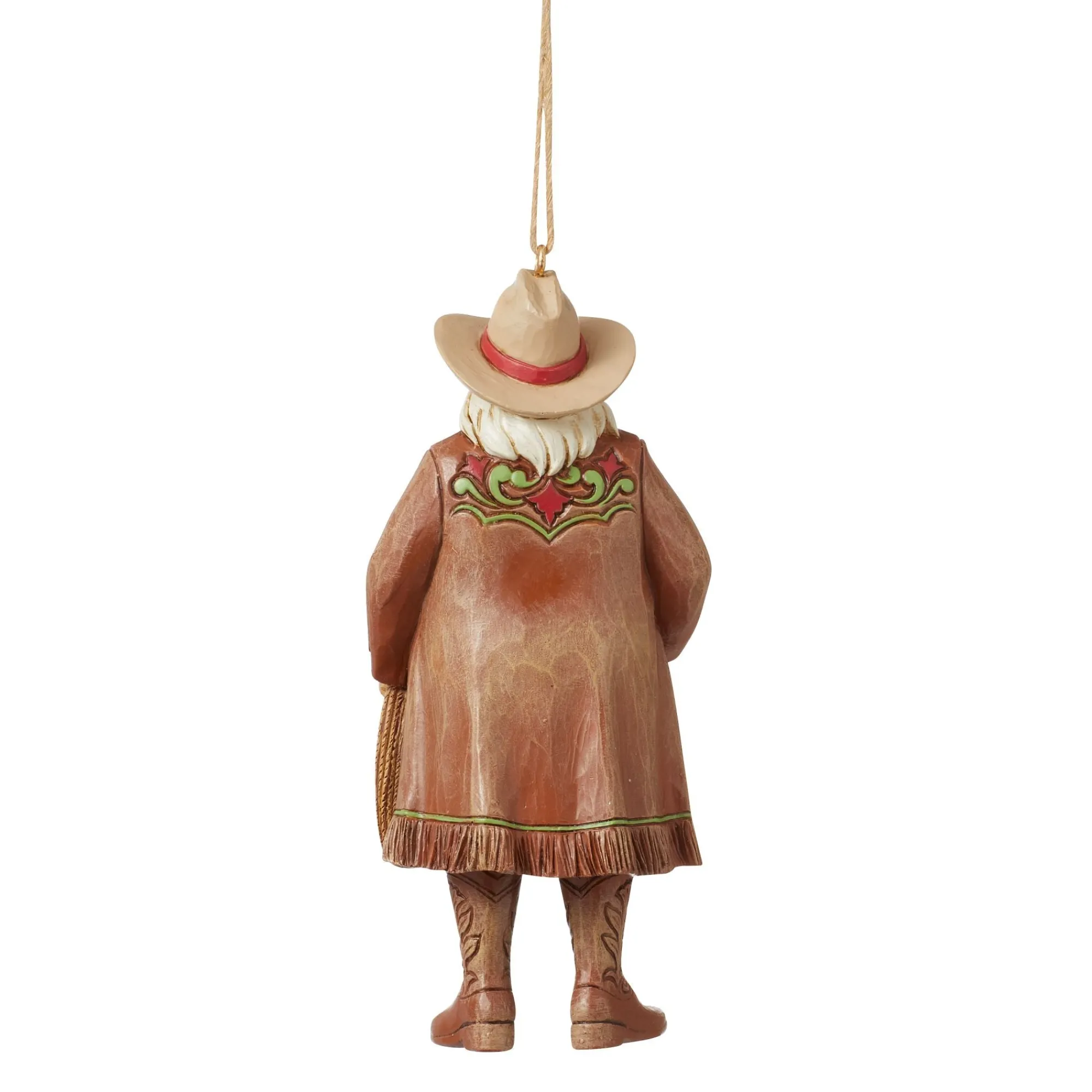 Enesco Gift Ornaments | Santas | Western Santa Cowboy Hat Orn