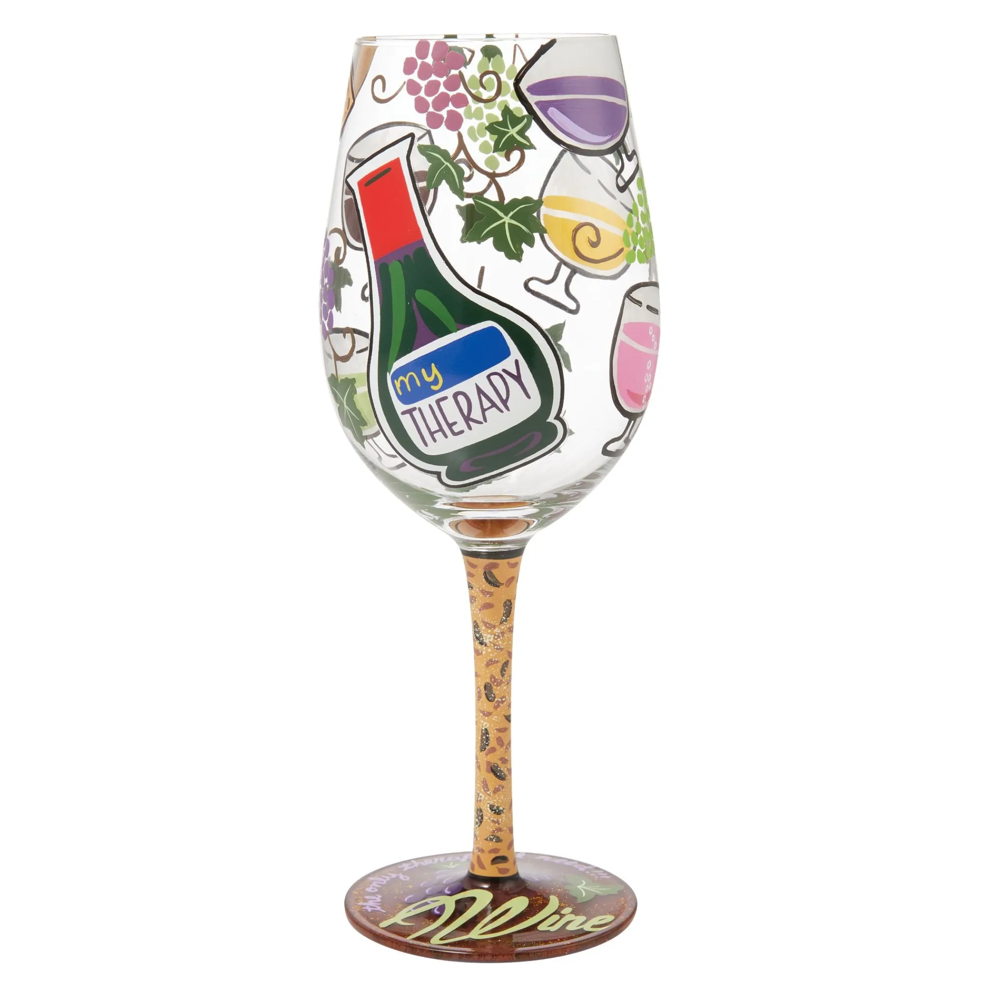 Enesco Gift Drinkware | WINE GLASS MY THERAPY