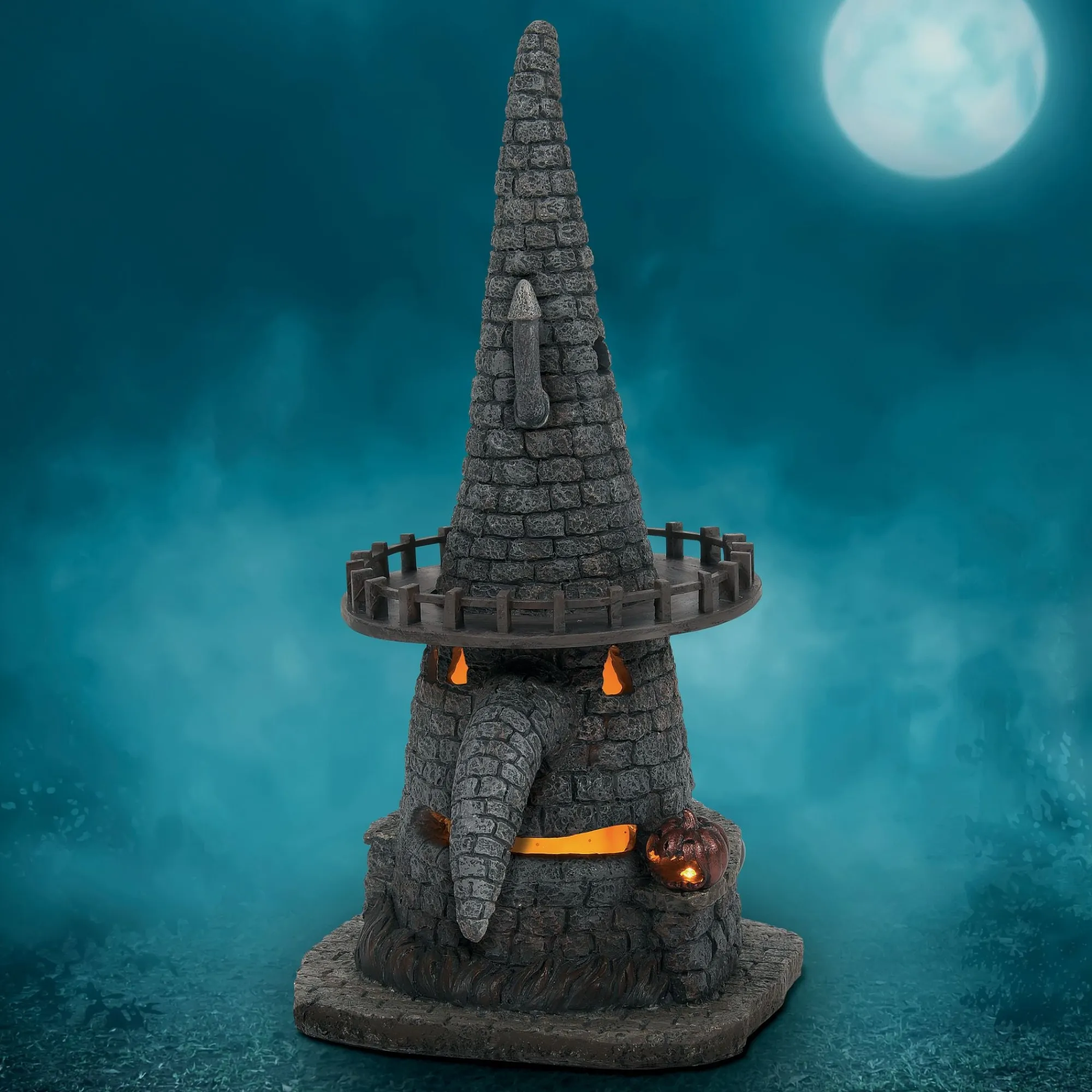 Department 56 Village Lighted Buildings | Witch Tower