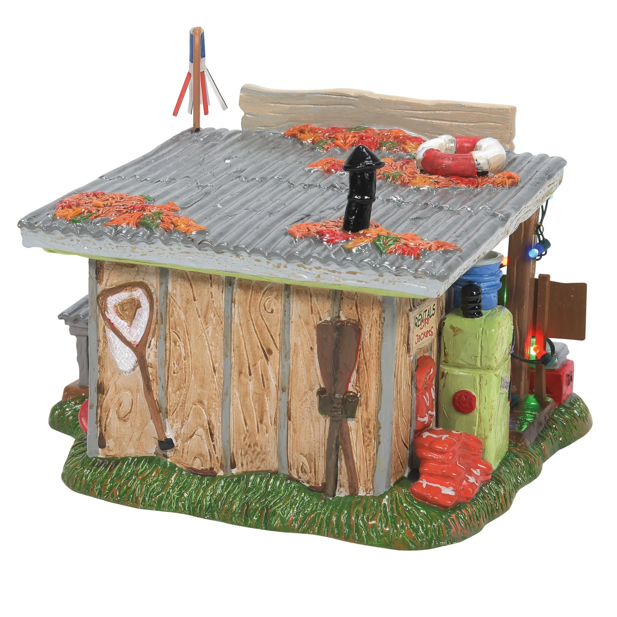 Department 56 Village Lighted Buildings | Xmas Vac Selling The Bait Shop