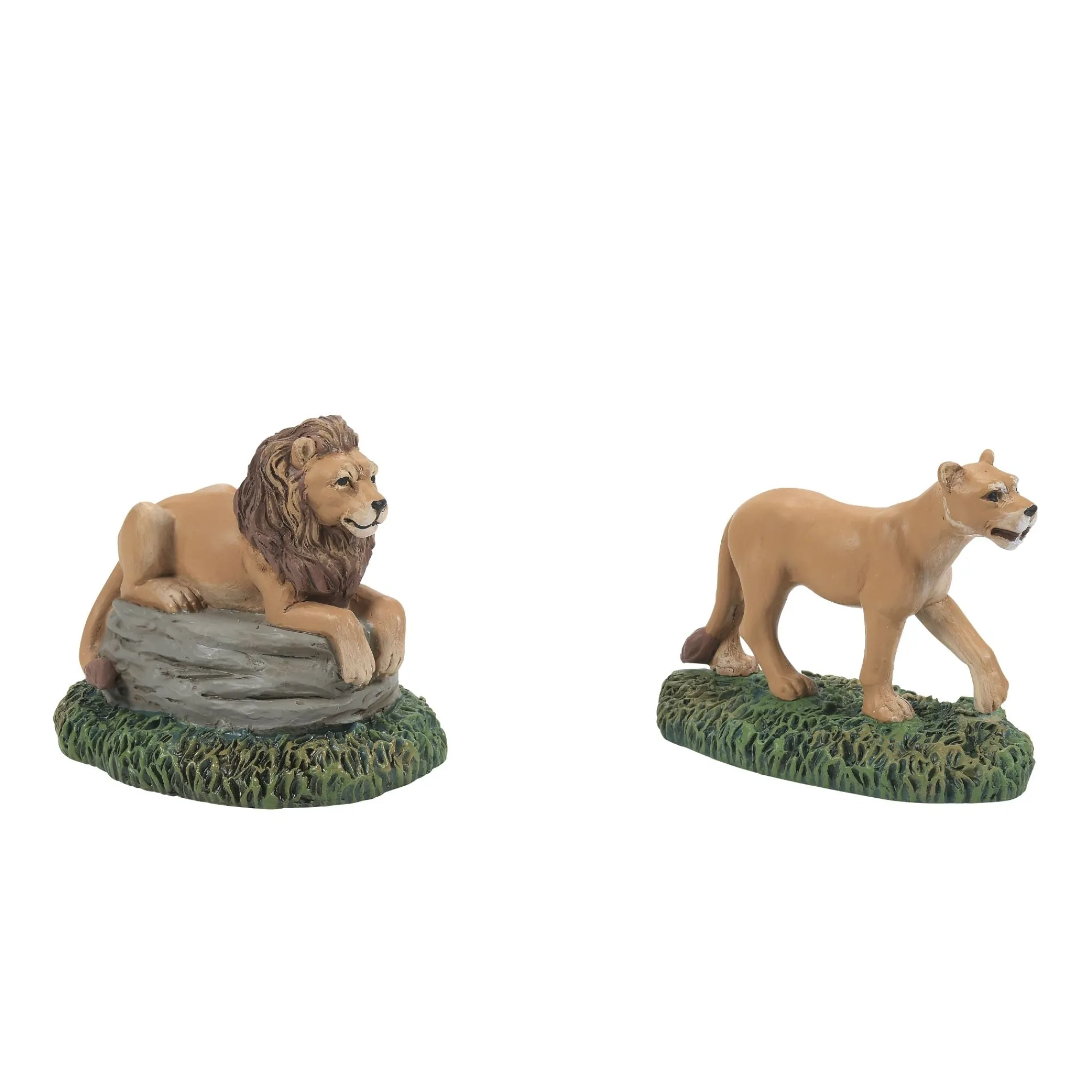 Department 56 Village Parts And Accessories | Zoological Gardens Lions st2